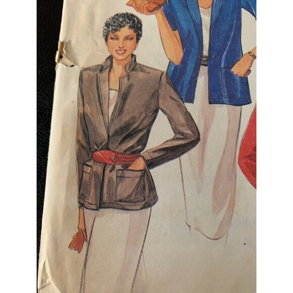 McCall's Misses Jacket Sewing Pattern sz 10 6943 - uncut - Picture 2 of 9